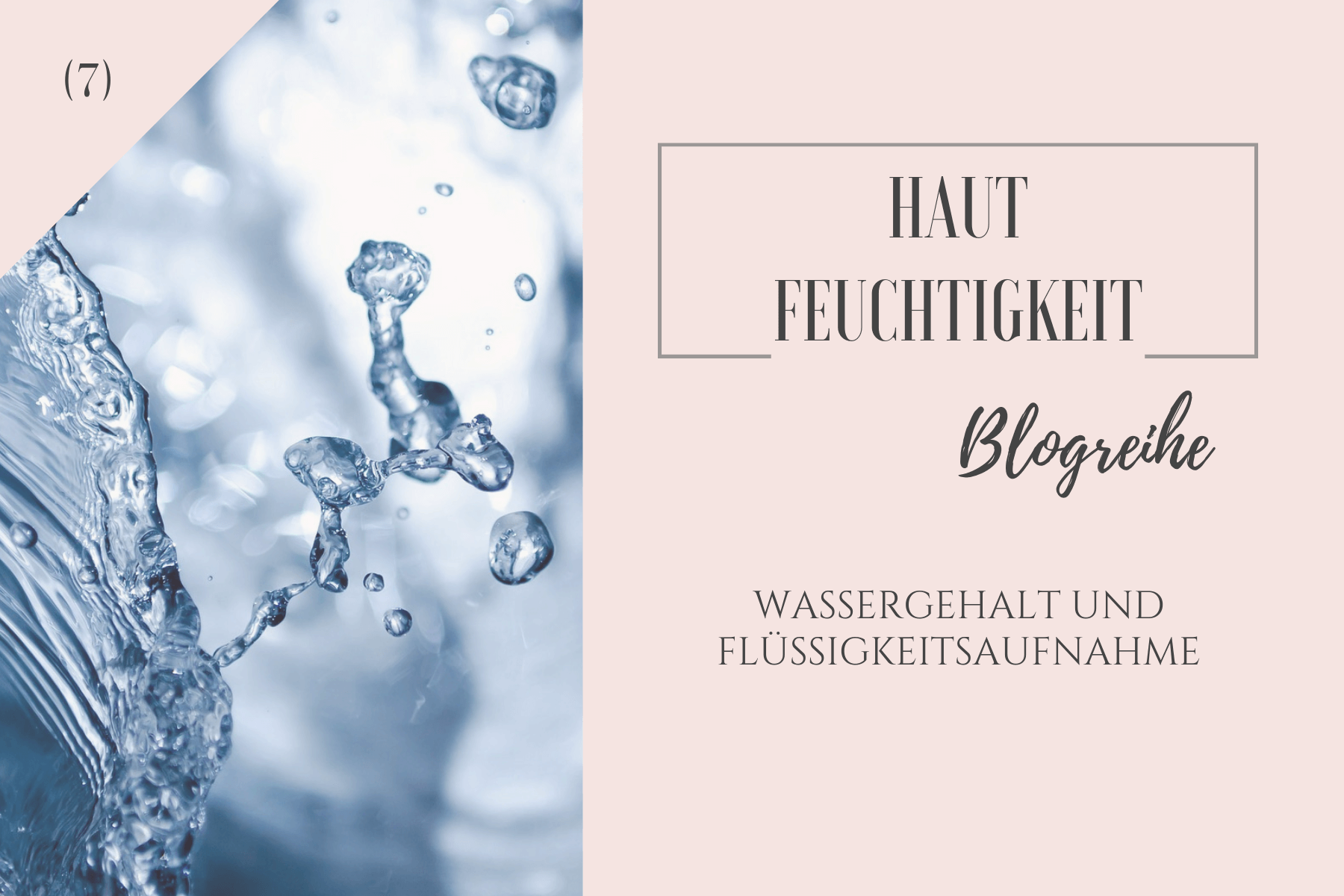 WASSERGEHALT DER HAUT UND FLÜSSIGKEITSAUFNAHME