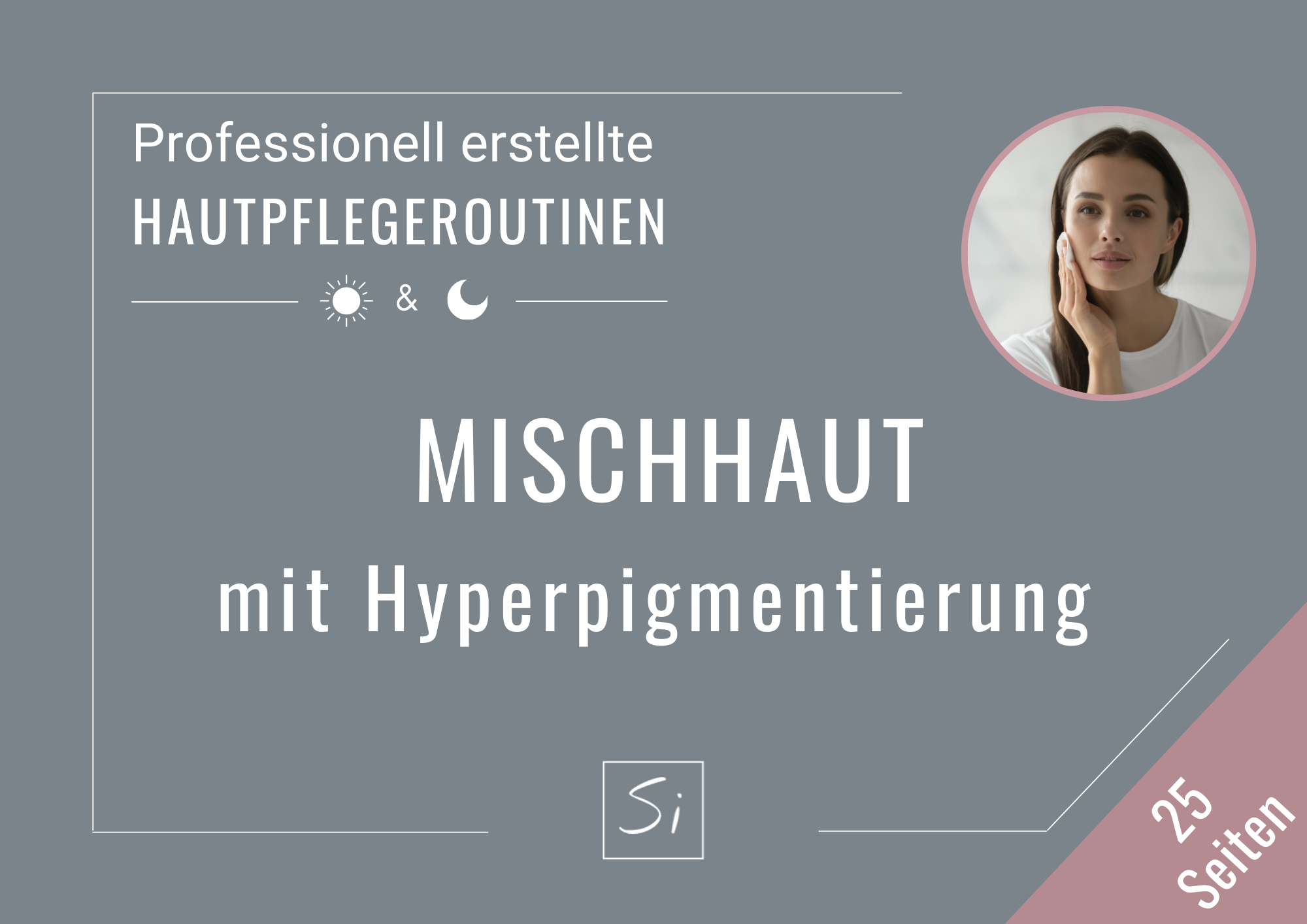 Fertige Hautpflegeroutine für Mischhaut Hyperpigmentierung