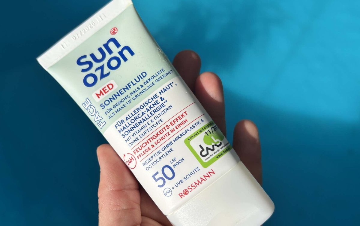 SunOzon Sonnenfluid Med empfindliche Haut empfehlenswert
